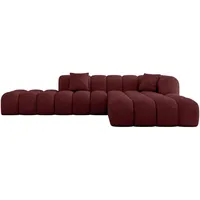 altdecor Ecksofa Ottomane Rechts OLEA-L2 - 289x176x71 cm bordeaux