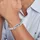 Tommy Hilfiger Herren Armband Edelstahl Silber 2790433 Größe 99