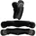Equinate Western Mondgurt anatomisch mit synthetischem Lammfell 65 cm Schwarz