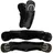 Equinate Western Mondgurt anatomisch mit synthetischem Lammfell 65 cm Schwarz