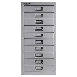 BISLEY MultiDrawer Schubladenschrank 27,9 x 38 x 59 cm silber