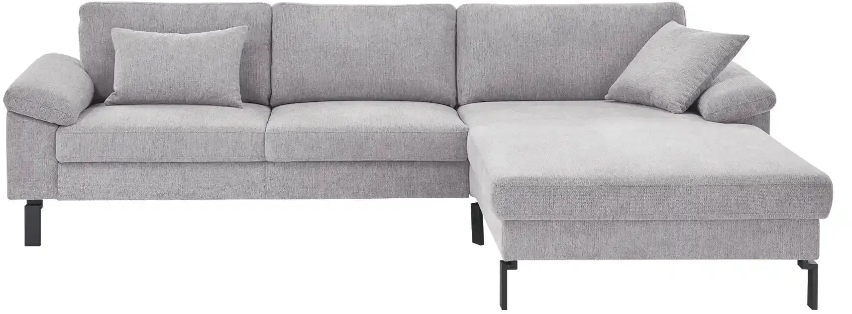 Max Schelling Ecksofa  Maximum , silber , Maße (cm): B: 287 H: 89 T: 194.0
