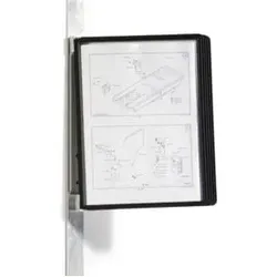 Durable Sichttafelwandhalter VARIO wall 5 Sichttafeln magnet