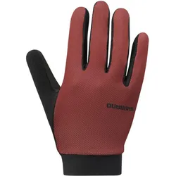 SHIMANO Fahrrad-Handschuhe EXPLORER FF,  Red M