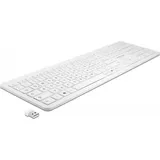 DeLock Tastatur - QWERTZ Deutsch - weiß