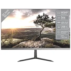 PEAQ PMO S323-IQSC 32 Zoll WQHD Slim Monitor (5 ms Reaktionszeit