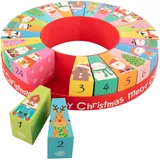 IDENA Adventskalender zum Befüllen 2021 Ø31,5cm x 6,5cm