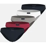 Tom Tailor Slips blau navy/red/grey/white M 5er Pack