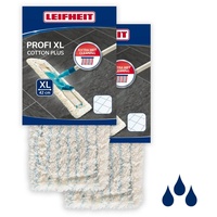Leifheit 2er Set Wischbezug Profi XL cotton plus