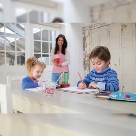 Stabilo Trio dick, Kartonetui mit 12 Stiften und 1 Spitzer