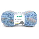 Gründl Wolle Alpaca Twist Blau-Orange 100 g