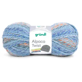 Gründl Wolle Alpaca Twist Blau-Orange 100 g