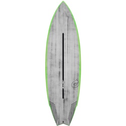 Torq ACT Prepreg Go-Kart Wellenreiter surfbrett wellenreiter, Länge in Fuß: 5.10, Breite in inch: 20, Farbe: BlackRail