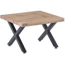 Couchtisch 60x60 Eiche Dekor Beistelltisch Wohnzimmertisch Sofatisch Tisch