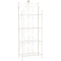 TPFGarden Standregal 160 x 60 x 30 cm Beige