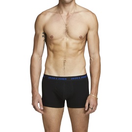 JACK & JONES Basic Boxershorts 7 Einheiten Black / Detail Black / Black S