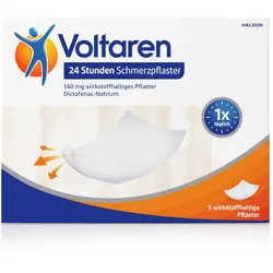 Voltaren 24 Stunden Schmerzpflaster 5 St Pflaster