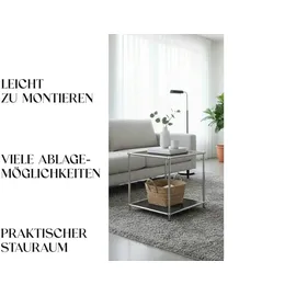 Floordirekt Metallregal Concept Epure MK-012 40 x 40 x 46 cm Schwarz