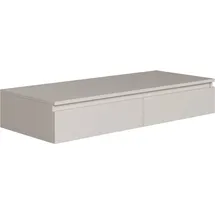 Selsey Bemmi – Hängeschreibtisch / Schminktisch mit Schubladen, Greige, 120 cm - Taupe