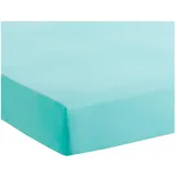 Traumschlaf Spannbettlaken Jersey 180 x 200 - 200 x 200 cm hellblau