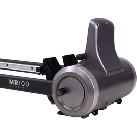 MIWEBA Sports Rudergerät MR100, Rudermaschine kompakt, Schaumstoff-Sitz, Display, Magnetbremse (Grau)