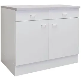 Flex-Well Unterschrank Flex-Well Rapido 100 x 47 x 85 cm Weiß