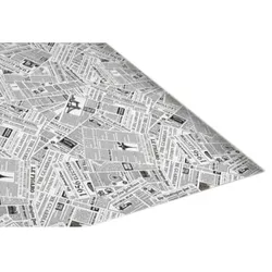 Schachtel mit 300 Tischdecken aus Papier, 120 x 120, mit Dekorpresse