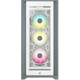 Corsair iCUE 5000X RGB TG (ATX, mATX, Mini-ITX, E-ATX), PC Gehäuse, Weiss