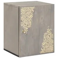 VidaXL Badezimmer-Wandschrank Grau 38 x 33 x 48 cm