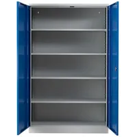 Proregal Stahlschrank, Blau, Metall, Rechteckig, 120x195x42 cm, Arbeitszimmer, Aktenschränke