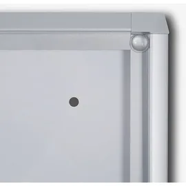 Showdown Displays Showdown Schaukasten für Innen Economy SCXS - 4x DIN A4 - Aluminium - Silber