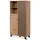 furn.design Highboard Eiche Artisan und Grau 80 x 156 cm 3D Lamelle Industrial Madem