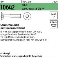 Industrial Quality Supplies DIN 7991/ISO 10642 Senkschraube 8.8 Stahl