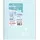 Clairefontaine 366772C Spiralblock Koverbook Blush, DIN A5, 14,8 x 21cm, 80 Blatt, liniert, 1 Stück, Eisblau / Korallenrot