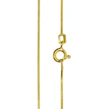 Ostsee-Schmuck Kette Schlange 0,8 mm Gold 333
