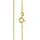 Ostsee-Schmuck Kette Schlange 0,8 mm Gold 333