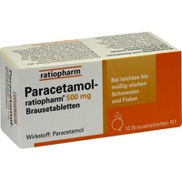 Ratiopharm PARACETAMOL-ratiopharm 500 mg Brausetabletten 10 St