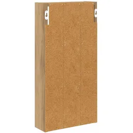 vidaXL Badezimmer-Wandschrank Kunsthandwerk Eiche 30 x 10 x 60,5 cm Braun