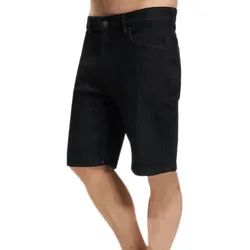 Denim Project Herren Sommer-Shorts schlichte Baumwoll-Hose Freizeit-Shorts kurze Hose Jeans DP3800 281 Schwarz - W29
