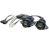 Angel Eyes 2 x 80 W Angel Eyes Marker passend for BMW E90 E91 328i 335i 2009–2011 LCI Nicht-Xenon-Scheinwerfer weiß