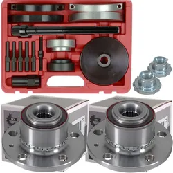 2x Radnabe + Abzieher Radlager Auspressen Vorne Für Audi A1 A2 Vw Polo 6r 9n: Audi: 6c0407621 Audi: 6q0407621ac Audi: 6q0407621ad Audi: 6q0407621ah Au
