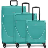 Stratic taska Koffer-Set 3-tlg. polyester/petrol