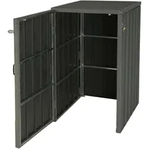 MCW Mülltonnenverkleidung J28 117 x 80 x 105 cm grau