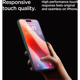 SPIGEN Displayschutzfolie für iPhone 16 Pro transparent