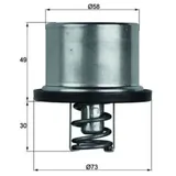 Thermostat Kühlmittel MAHLE TX 37 79 für BMW 5er Z8 Roadster