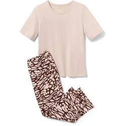 Tchibo - Pyjama - Damen - Gr. L - creme