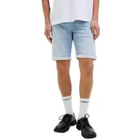 JACK & JONES Herren Jeans Short JJIRICK JJICON I.K.- Mid waist Regular Fit 12269609 Blau S