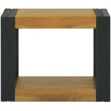 vidaXL Wand-Badregal 45x45x35 cm Massivholz Teak