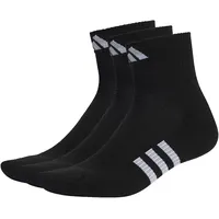 Adidas IC9519 PRF CUSH MID 3P Socks Unisex Adult black/black/black Größe XS 34-36