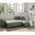 Stella Trading BERN Ecksofa mit Schlaffunktion in Olive - Moderne Eckcouch in L-Form mit Bettkasten - 281 x 189 cm (B/H/T)